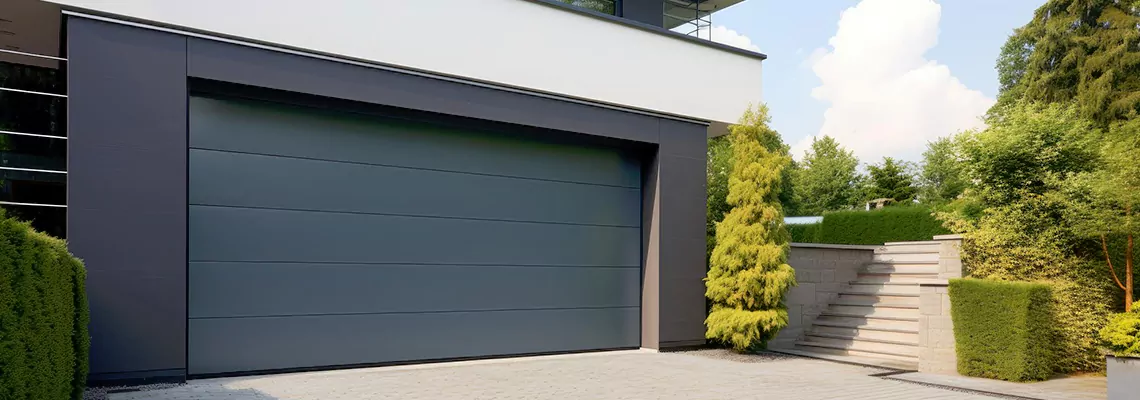 Haas Galvanized Steel Garage Door in Delray Beach