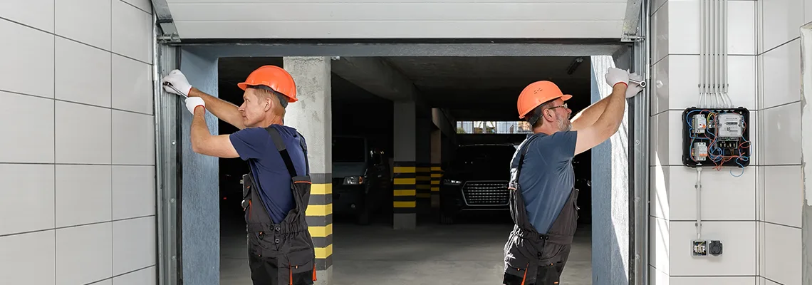 Wooden Garage Door Frame Repair in Delray Beach